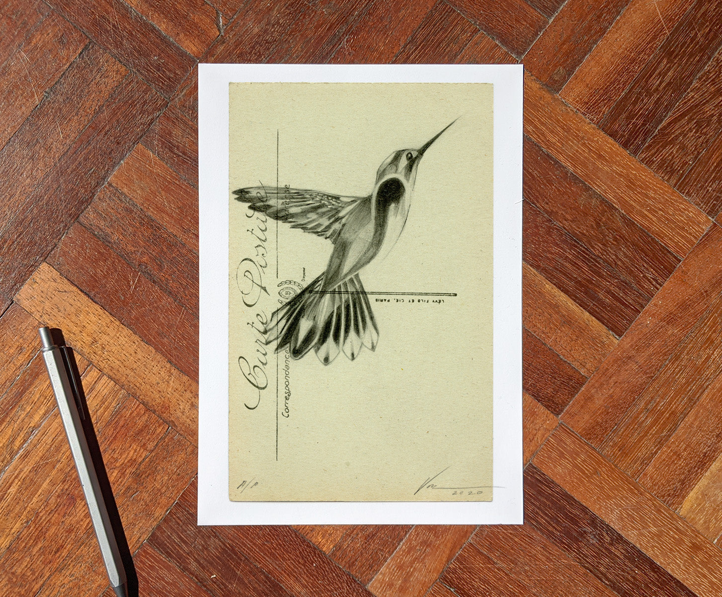 'Flight Vintage Postcard 04' Mini Edition