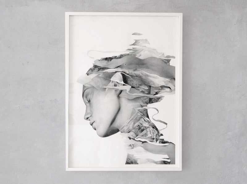 Semblance 18 ( ) screen prints and original art by London artist Von — www.shopvon.com