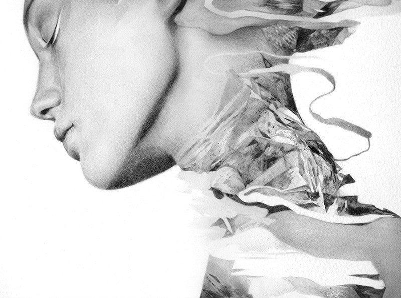 Semblance 18 ( ) screen prints and original art by London artist Von — www.shopvon.com