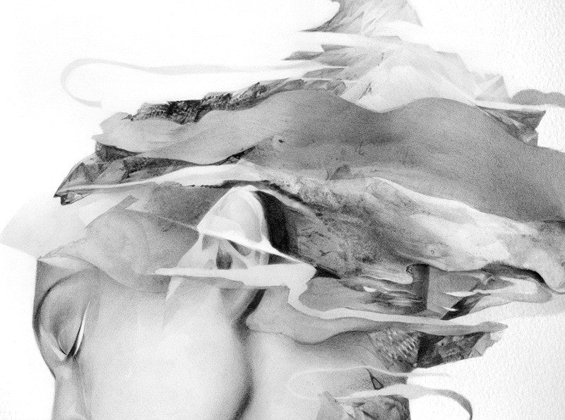 Semblance 18 ( ) screen prints and original art by London artist Von — www.shopvon.com