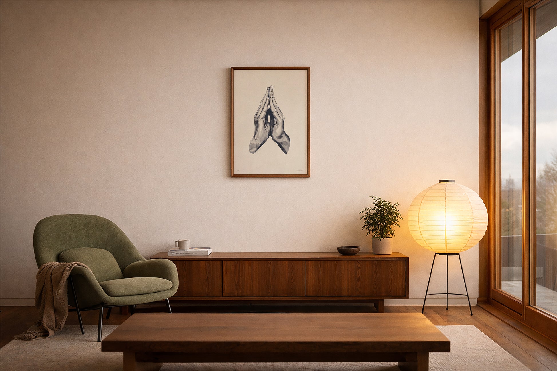 Gestures 'Thanks' screen print