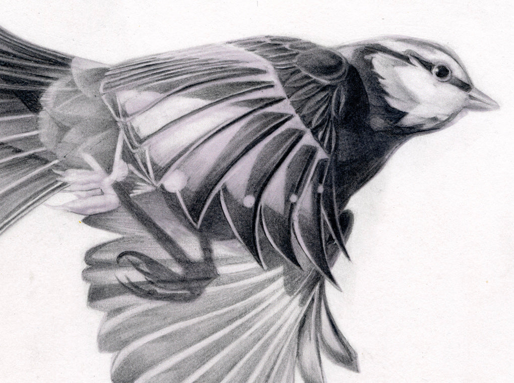 Flight 11 — small original ( Original Art ) screen prints and original art by London artist Von — www.shopvon.com