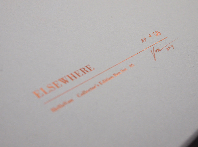 Elsewhere Collector's Edition Box Set ( Box Set ) screen prints and original art by London artist Von — www.shopvon.com