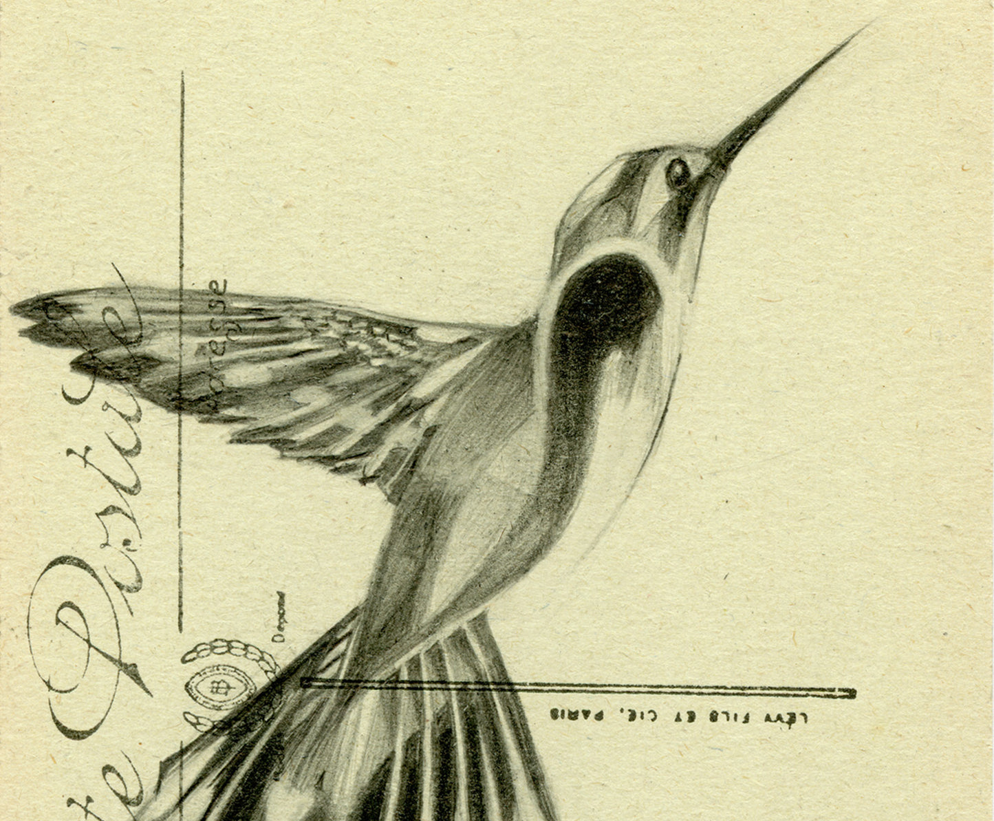 'Flight Vintage Postcard 04' Mini Edition