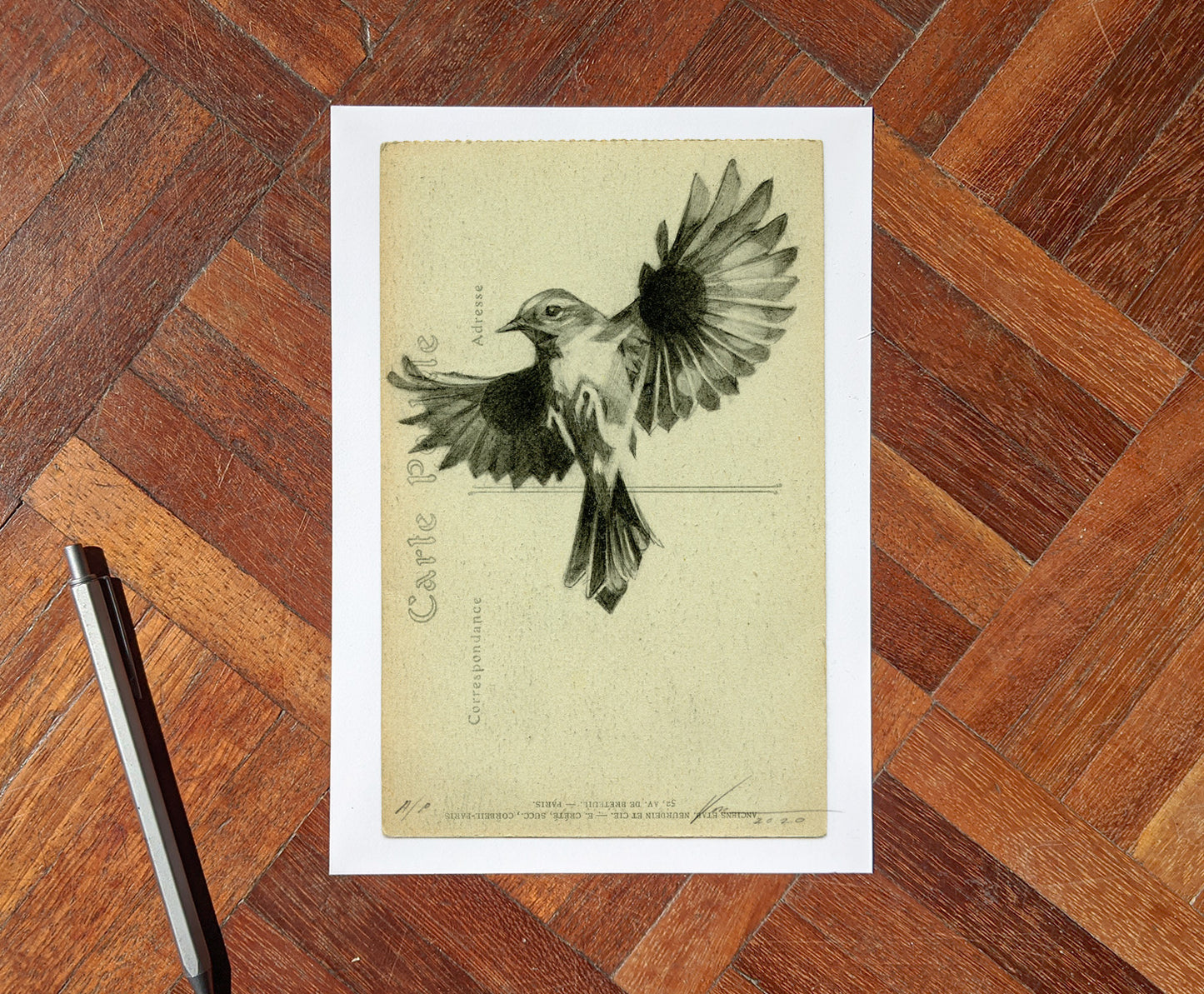 'Flight Vintage Postcard 05' Mini Edition