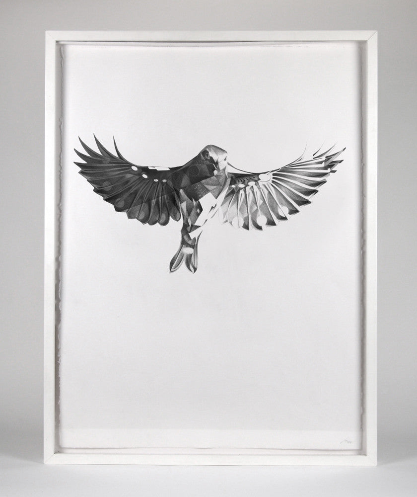 Flight 09  [2016] ( Original Art ) screen prints and original art by London artist Von — www.shopvon.com