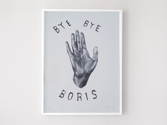 Gestures 'Bye Bye Boris' hand finished charity edition