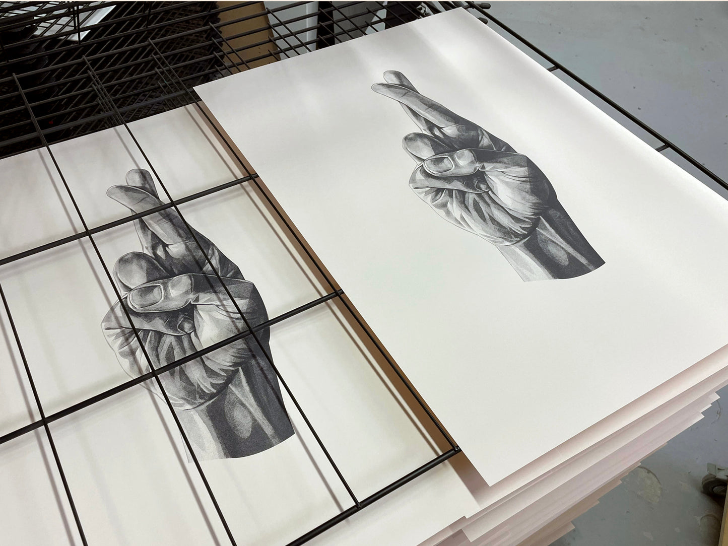 Gestures 'Hope' screen print