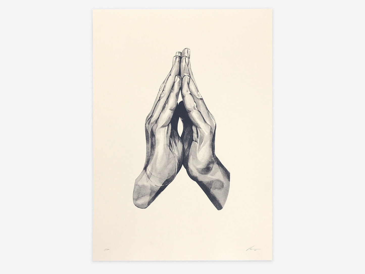 Gestures 'Thanks' screen print