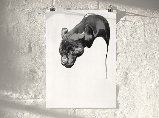 Panther 01 (  ) screen prints and original art by London artist Von — www.shopvon.com