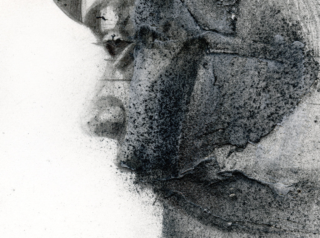 Elsewhere Study | Lucinda 05  [2015] ( Original Art ) screen prints and original art by London artist Von — www.shopvon.com