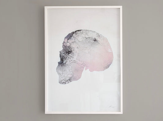 Skull [Reactor] 01 ( Original Art ) screen prints and original art by London artist Von — www.shopvon.com