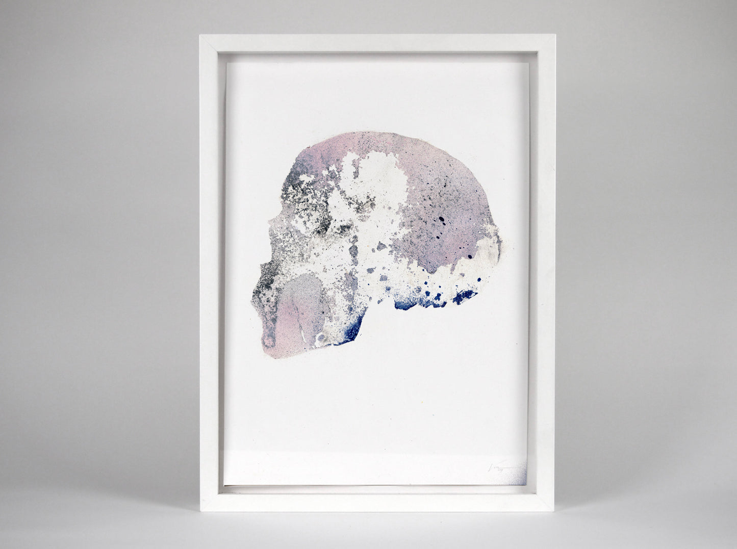 Skull [Reactor] 05 ( Original Art ) screen prints and original art by London artist Von — www.shopvon.com