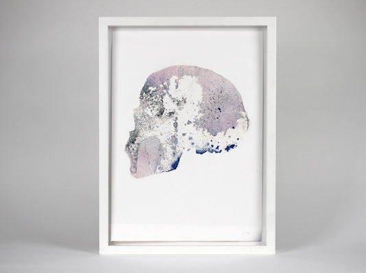 Skull [Reactor] 05 ( Original Art ) screen prints and original art by London artist Von — www.shopvon.com