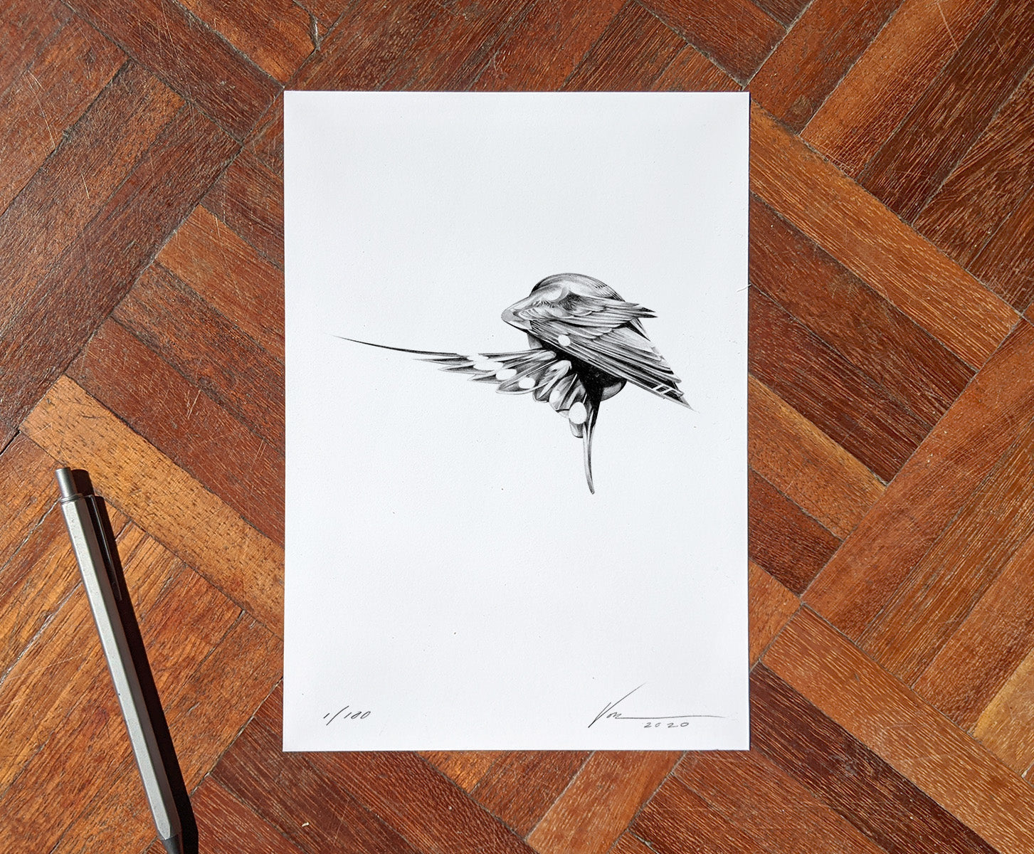 Flight 04 [Mini Edition] (  ) screen prints and original art by London artist Von — www.shopvon.com