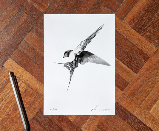 Flight 07 [Mini Edition] (  ) screen prints and original art by London artist Von — www.shopvon.com